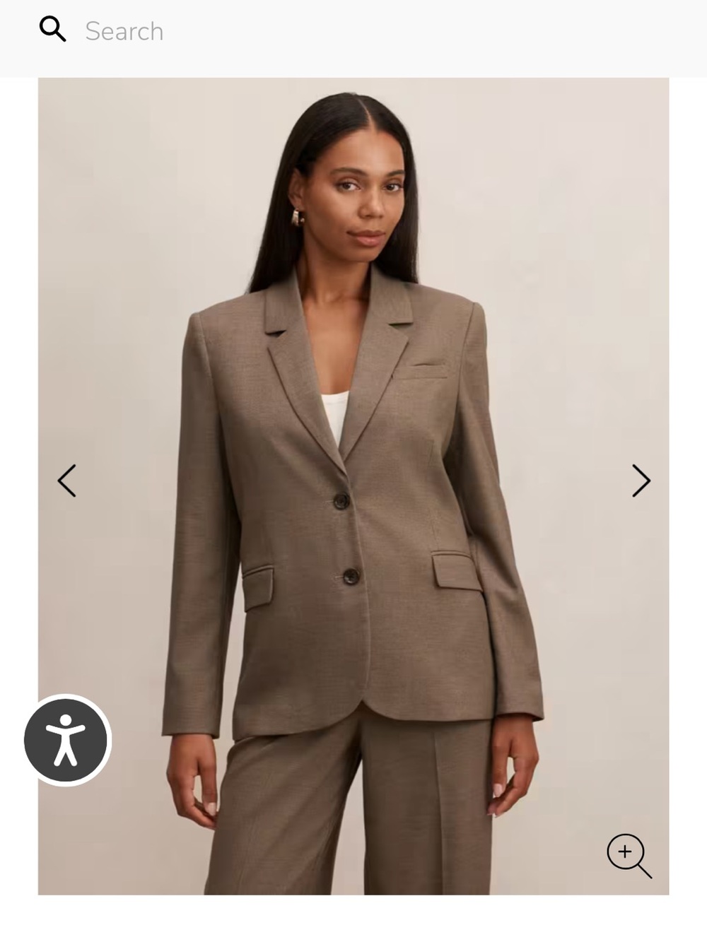 Evernew Single breasted blazer and pant